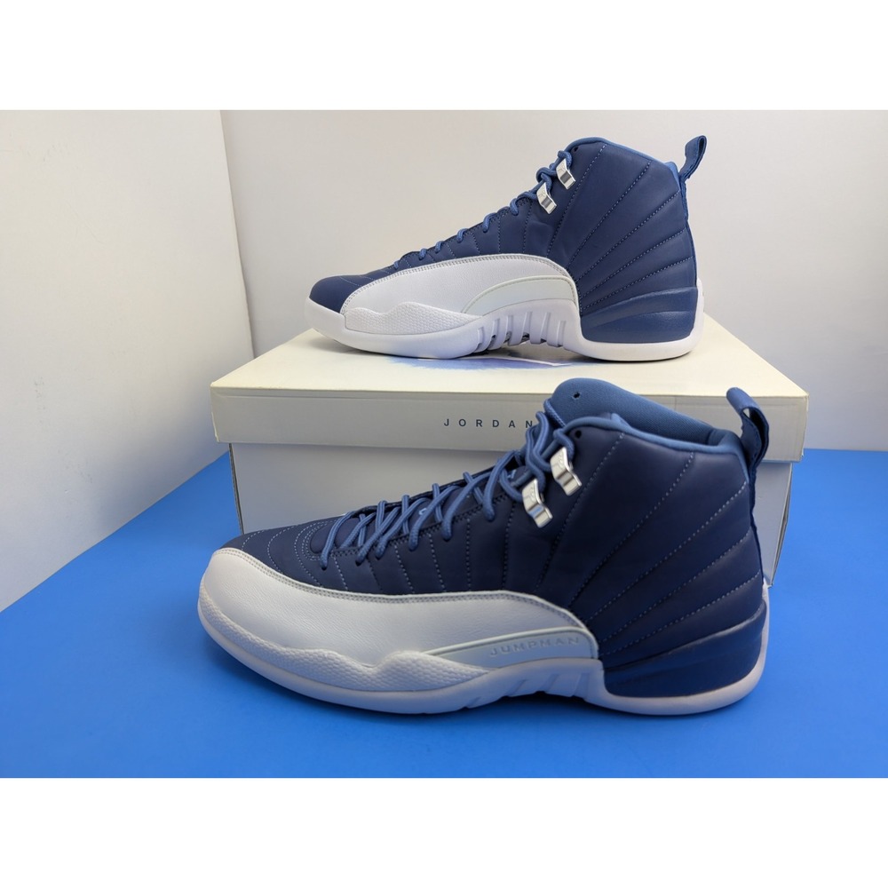 2020 Nike Air Jordan XII 12 Retro Indigo 130690-404 Size 13 Brand New with Box